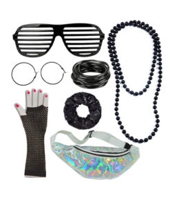 1980s Accessories Kit Set Halloween Costume Accessories