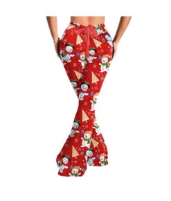 1980s Vintage Printed Flower Flared Pants Women Halloween Costume -Accessories Shop Women2080s20Retro20Printed20Pattern20Chirstmas20Bell Bottomed20Pants20Halloween20Costume203 700x823 1