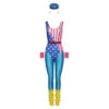 1980s Patriot Fitness Jumpsuit Fullset Halloween Costume