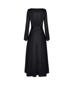 Women Black Gothic Long Dress With Corset Halloween Costume -Accessories Shop Women20Black20Gothic20Long20Dress20with20Corset20Halloween20Costume203 700x823 1