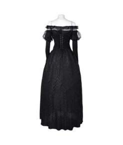 Witch Lace Gothic Shoulder Gown Women Halloween Costume 11 Witch Lace Gothic Shoulder Gown Women Halloween Costume -Accessories Shop Women20Black20Gothic20Shoulder20Gown20Halloween20Costume208 700x823 1
