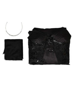 Women Black Witch Gothic Wedding Dress Set Halloween Costume 13 Women Black Witch Gothic Wedding Dress Set Halloween Costume -Accessories Shop Women20Black20Witch20Gothic20Wedding20Dress20Set20Halloween20Costume201 700x823 1