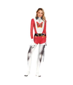 Adult Furry Christmas Husky Bodysuit Halloween Costume