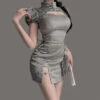 Women Grey Sexy Lingerie Chinese Cheongsam Slim-Fit Halloween Costume 2 Women Grey Sexy Lingerie Chinese Cheongsam Slim-Fit Halloween Costume -Accessories Shop Women20Grey20Sexy20Lingerie20Chinese20Cheongsam20Slim Fit20Halloween20Costume202 700x823 1