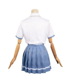 Women White Shirt Two Bows School Uniform JK Uniform Halloween Costume -Accessories Shop Yanami20Anna20Too20Many20Losing20Heroines20Anime20White20Uniform20Cosplay20Costume3 700x823 1