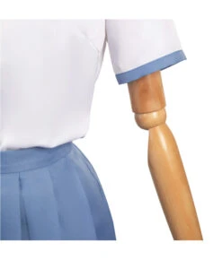 Women White Shirt Two Bows School Uniform JK Uniform Halloween Costume -Accessories Shop Yanami20Anna20Too20Many20Losing20Heroines20Anime20White20Uniform20Cosplay20Costume6 700x823 1