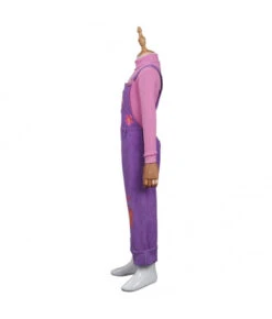 Kids Children Purple Overalls Casual Outfit 15 Kids Children Purple Overalls Casual Outfit -Accessories Shop abby turning red kids outfits halloween cosplay costume 5 700x823 1