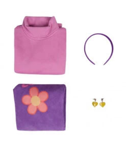 Kids Children Purple Overalls Casual Outfit 19 Kids Children Purple Overalls Casual Outfit -Accessories Shop abby turning red kids outfits halloween cosplay costume 9 700x823 1