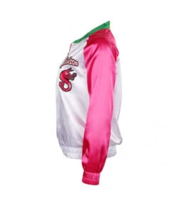 Women Silver Pink Sport Jacket Outfits Halloween Costume -Accessories Shop addison zombies 3 outfits halloween cosplay costume 6 700x823 1