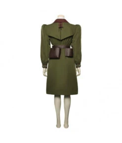 Women Navy Green Military Uniform Long Coat Officer Role Play Halloween Costume -Accessories Shop agatha trunchbull matilda outfits halloween cosplay costume 3 700x823 1