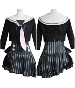 Women Black Sailor Suit Strip Skirt School Uniform JK Halloween Costume 11 Women Black Sailor Suit Strip Skirt School Uniform JK Halloween Costume -Accessories Shop akiyama mizuki project sekai dress halloween cosplay costume 5 700x823 1
