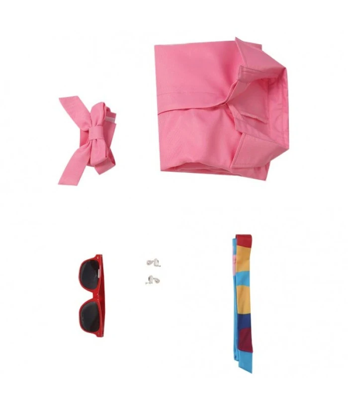 Women 80s Vintage Pink Jumpsuit Worker Halloween Costume 9 Women 80s Vintage Pink Jumpsuit Worker Halloween Costume - Image 7