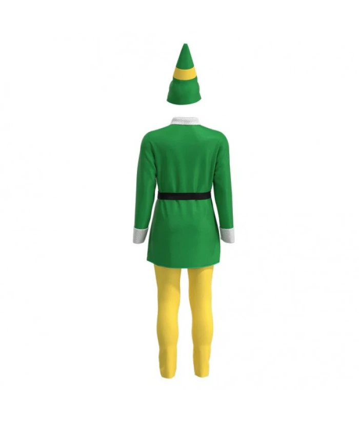 Adult Green Garden Gnome Outfits Halloween Stage Costume 5 Adult Green Garden Gnome Outfits Halloween Stage Costume - Image 3