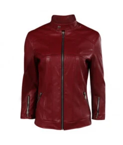 Women Red Jacket Motocycle GangCasual Outfit 13 Women Red Jacket Motocycle GangCasual Outfit -Accessories Shop claire biohazard resident evil death island coat halloween cosplay costume 5 700x823 1