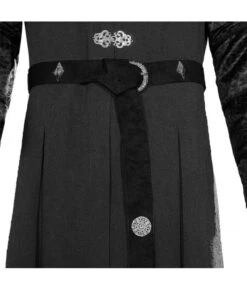 Men Medieval Fantasy Black Outfit Prince Full Set Halloween Costume 14 Men Medieval Fantasy Black Outfit Prince Full Set Halloween Costume -Accessories Shop daemon targaryen house of the dragon outfits halloween cosplay costume 6 700x823 1
