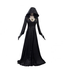 Women Fantasy Black Dress Veil Witch Bride Halloween Costume -Accessories Shop daniela resident evil village invasion halloween carnival suit cosplay costume 1 6 700x823 1