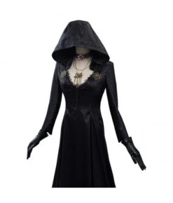 Women Fantasy Black Dress Veil Witch Bride Halloween Costume -Accessories Shop daniela resident evil village invasion halloween carnival suit cosplay costume 3 8 700x823 1