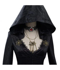 Women Fantasy Black Dress Veil Witch Bride Halloween Costume -Accessories Shop daniela resident evil village invasion halloween carnival suit cosplay costume 6 6 700x823 1