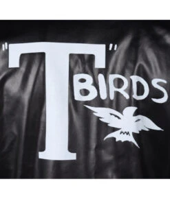 Men T-birds Printed Black Leather Jacket Casual Outfit 9 Men T-birds Printed Black Leather Jacket Casual Outfit -Accessories Shop danny t birds grease coat halloween cosplay costume 5 700x823 1