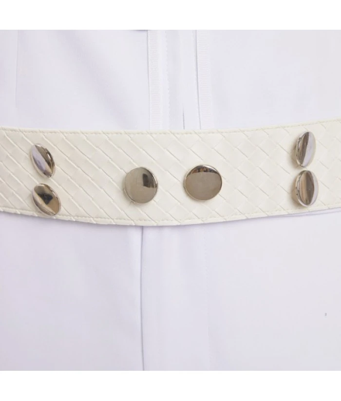 1970s Rockstar White SuitHalloween Costume 9 1970s Rockstar White SuitHalloween Costume - Image 7