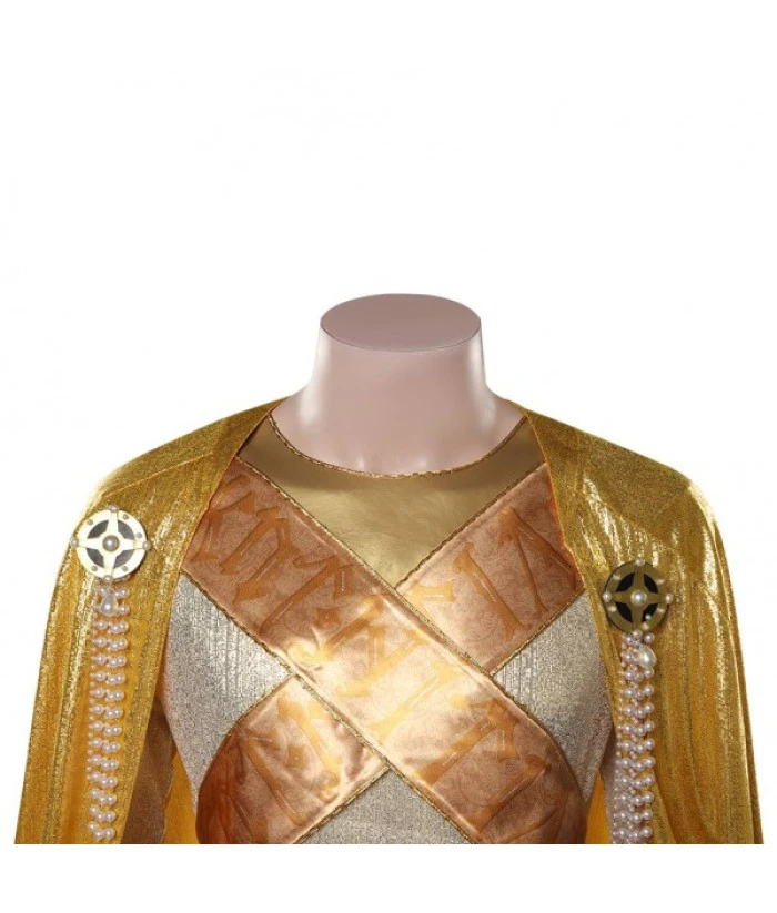 Men Caesar Roman Gold Cape Fantasy Outfits Halloween Costume 11 Men Caesar Roman Gold Cape Fantasy Outfits Halloween Costume - Image 9