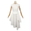 Women White Sleeveless Dress Elf Fantasy Halloween Costume