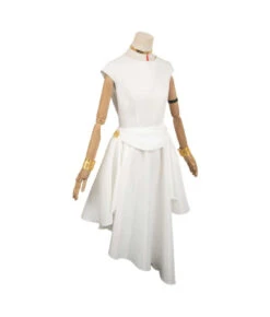 Women White Sleeveless Dress Elf Fantasy Halloween Costume 10 Women White Sleeveless Dress Elf Fantasy Halloween Costume -Accessories Shop flamme frieren beyond journeys end cosplay costume204 700x823 1