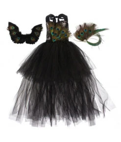 Girl Puffy Dress Peacock Halloween Cosplay Costume 11 Girl Puffy Dress Peacock Halloween Cosplay Costume -Accessories Shop girl puffy dress peacock halloween cosplay costume 6 700x823 1