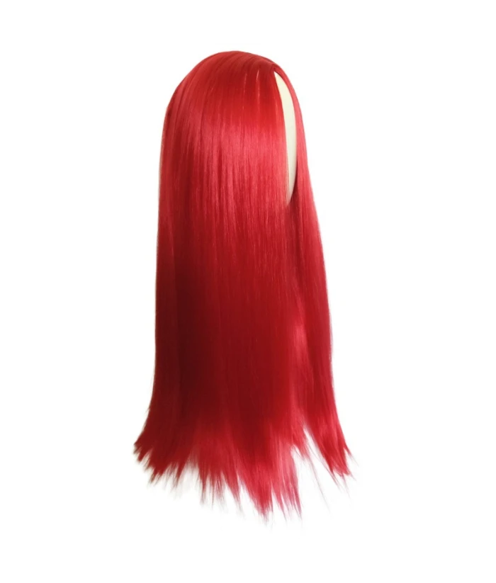 Women Red Long Hair Wig Halloween Costume Accessories 5 Women Red Long Hair Wig Halloween Costume Accessories - Image 3