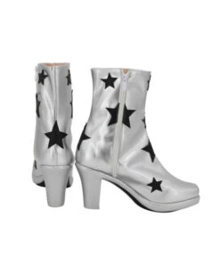 Men 80s Star Printed Shirt White Overalls Musical Role Play Rockstar Halloween Costume -Accessories Shop goods 20190805170825 95 700x823 1