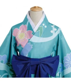 Women Blue Printed Kimono Japanese Tranditional Yukata Halloween Costume -Accessories Shop hashibira inosuke demon slayer kimetsu no yaiba kimono halloween cosplay costume 5 700x823 1