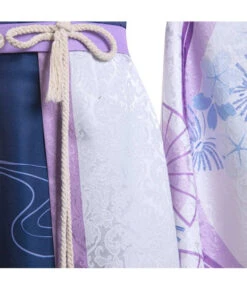 Women Purple Shoulder Kimono Design Fullset Outfit Halloween Costume -Accessories Shop himeno hyakkiyakou outfit halloween cosplay costume 6 700x823 1