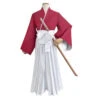 Men Kimono Red Japanese TraditionalOutfits Samurai Halloween Stage Costume 2 Men Kimono Red Japanese TraditionalOutfits Samurai Halloween Stage Costume -Accessories Shop himura kenshin rurouni kenshin outfits halloween cosplay costume 1 700x823 1