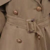 Women Khaki Coat Trench Overcoat Waist Popular Style Ins Outfit -Accessories Shop khaki coat jacket halloween cosplay costume 5 700x823 1