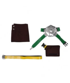 Women Jeans With Strap Belt Futuristic Style Halloween Costume