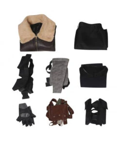 Men Brown Jacket Coat With Black Tactical Tights Strap Gun Bag Fullset Outfit Agent Role Play Halloween Costume 23 Men Brown Jacket Coat With Black Tactical Tights Strap Gun Bag Fullset Outfit Agent Role Play Halloween Costume -Accessories Shop leon s.kennedy resident evil 4 remake outfits halloween cosplay costume 12 700x823 1