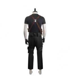Men Brown Jacket Coat With Black Tactical Tights Strap Gun Bag Fullset Outfit Agent Role Play Halloween Costume 19 Men Brown Jacket Coat With Black Tactical Tights Strap Gun Bag Fullset Outfit Agent Role Play Halloween Costume -Accessories Shop leon s.kennedy resident evil 4 remake outfits halloween cosplay costume 7 700x823 1