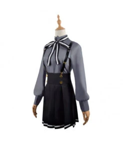 Women Black School Uniform Victorian Style JK Uniform Suit Halloween Costume -Accessories Shop lily spy classroom outfits halloween cosplay costume 2 700x823 1
