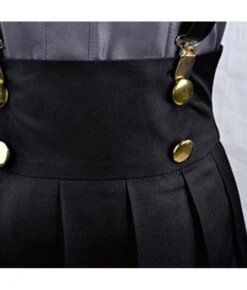 Women Black School Uniform Victorian Style JK Uniform Suit Halloween Costume -Accessories Shop lily spy classroom outfits halloween cosplay costume 4 700x823 1