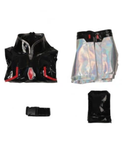 Women Black And White Fancy Garment Leather Futuristic Outfit Halloween Costume -Accessories Shop lucy cyberpunk edgerunners outfits halloween cosplay costume 6 700x823 1