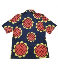 Men Sunflowers DarK Blue Beach Shirt Hawaii Style Summer Time -Accessories Shop luffy one piece shirt outfits halloween cosplay costume 6 700x823 1