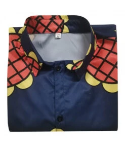 Men Sunflowers DarK Blue Beach Shirt Hawaii Style Summer Time -Accessories Shop luffy one piece shirt outfits halloween cosplay costume 7 700x823 1