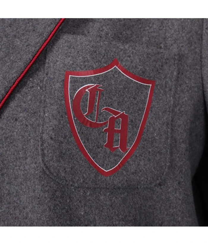 Women Royal Grey Suit Coat School Uniform - Image 4