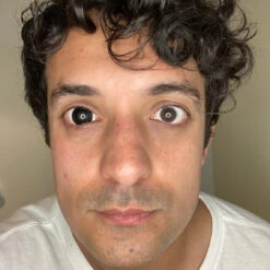 Mini Sclera Black 17mm Contact Lenses(Mini Sclera Black) -Accessories Shop miniblack1