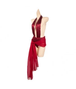 Women Red Sexy Silk Cover Halloween Costume 13 Women Red Sexy Silk Cover Halloween Costume -Accessories Shop nellie laroy babylon skirt red version halloween cosplay costume 2 700x823 1
