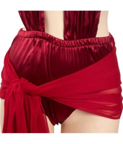Women Red Sexy Silk Cover Halloween Costume 18 Women Red Sexy Silk Cover Halloween Costume -Accessories Shop nellie laroy babylon skirt red version halloween cosplay costume 6 700x823 1