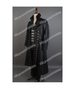 Men Black Leather Coat Pirate Role Play Halloween Costume 18 Men Black Leather Coat Pirate Role Play Halloween Costume -Accessories Shop once upon a time captain hook cosplay costume from once upon a time 2 700x823 1