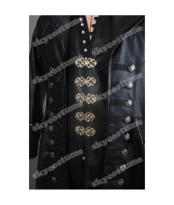 Men Black Leather Coat Pirate Role Play Halloween Costume 19 Men Black Leather Coat Pirate Role Play Halloween Costume -Accessories Shop once upon a time captain hook cosplay costume from once upon a time 4 700x823 1