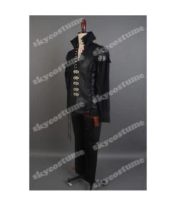 Men Black Leather Coat Pirate Role Play Halloween Costume 17 Men Black Leather Coat Pirate Role Play Halloween Costume -Accessories Shop once upon a time captain hook cosplay costume from once upon a time 6 700x823 1