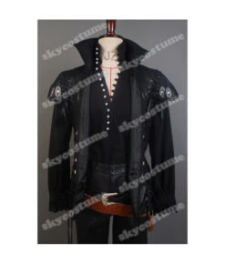 Men Black Leather Coat Pirate Role Play Halloween Costume 16 Men Black Leather Coat Pirate Role Play Halloween Costume -Accessories Shop once upon a time captain hook cosplay costume from once upon a time 9 700x823 1